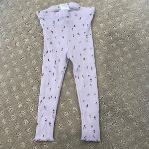 Zara floral baby leggings